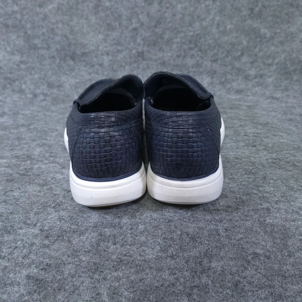 Giorgio Brutini Ren Navy Woven Loafers Mens 11 M Memory Foam Slip On Shoes